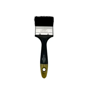 Brocha Pintugama Mango Plástico Cerdas 
Naturales Puras Mezcladas con 
Cerdas SRT 2 1/2"